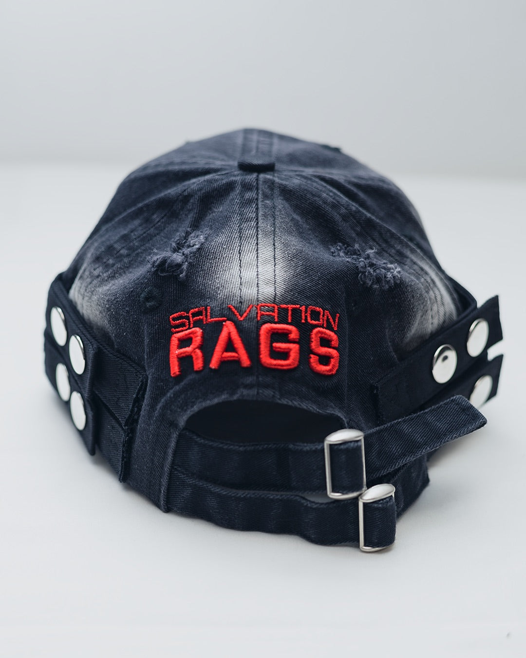 Double Strapped Distressed Hat