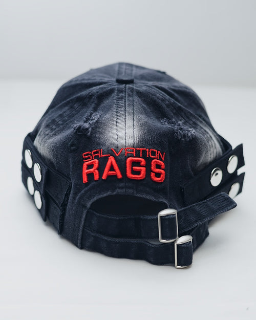 Double Strapped Distressed Hat